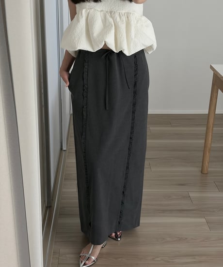 frill line skirt