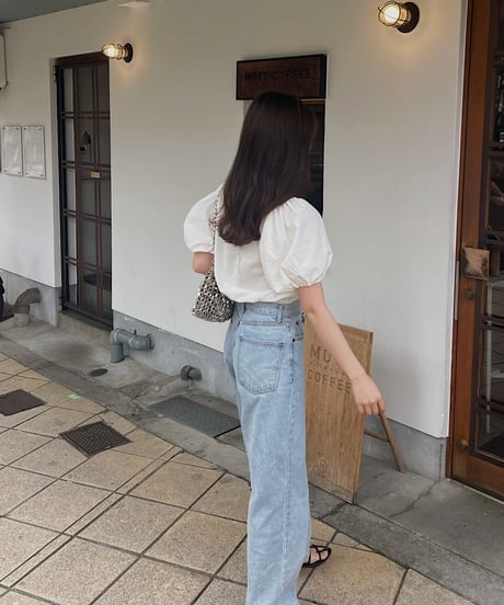 carol V-neck blouse / carol skirt