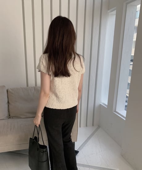 bubble cap knit