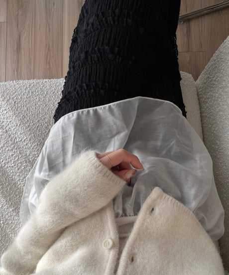 macaron lace skirt