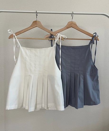 ［即納］pintuck blouse
