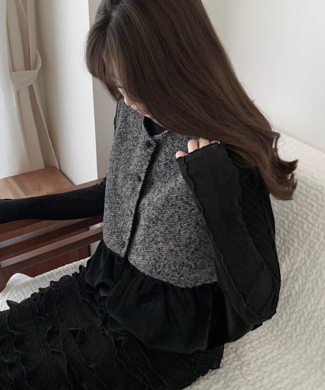 heart button vest