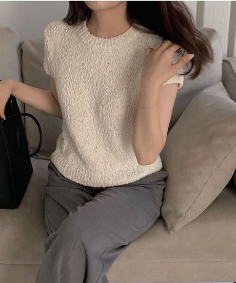 bubble cap knit
