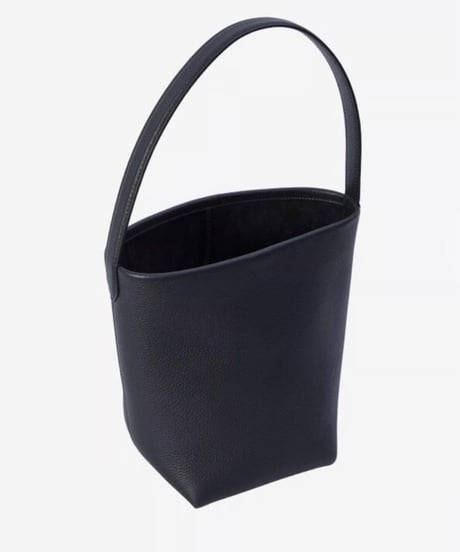 cow leather basket bag