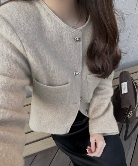 ［即納］alpaca jacket