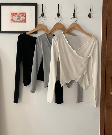 ballerina v-neck tops