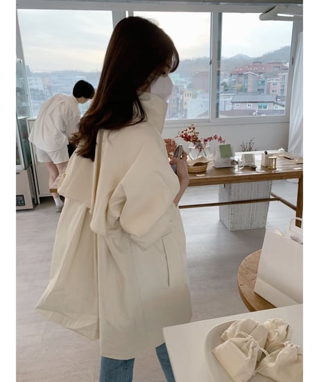 short trench coat［ivory］