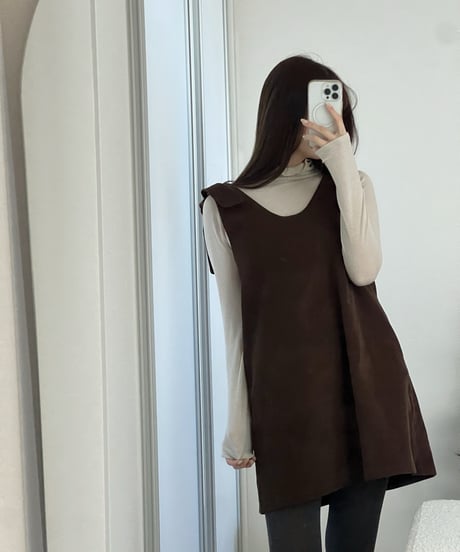 shoulder ribbon dress