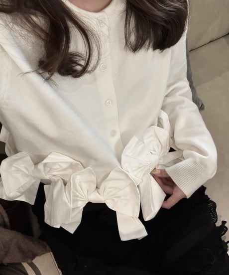 ribbon cardigan