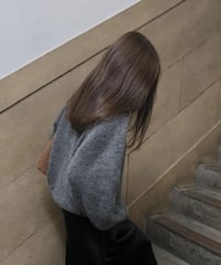 alpaca saddle round knit