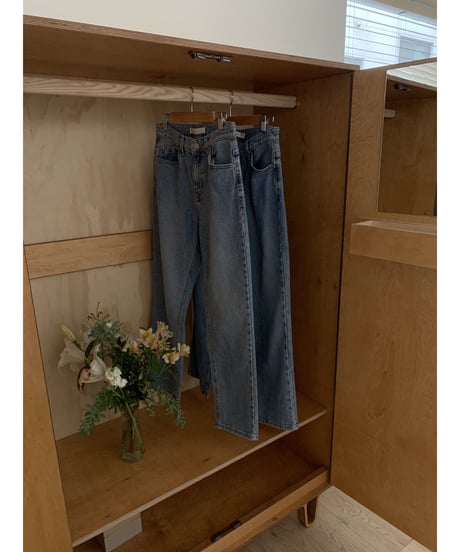 straight denim