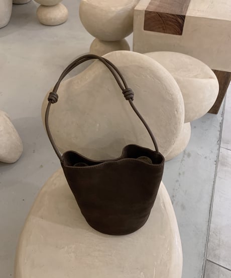 ［即納］cowhide suede bag