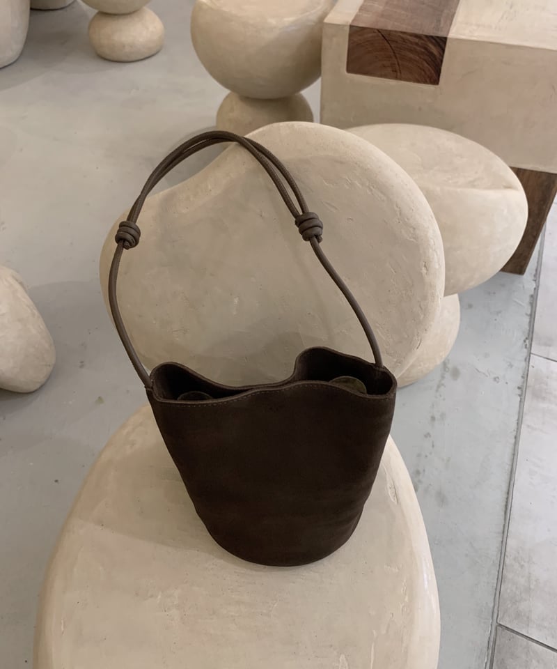 バッグ mie ajunar cowhide suede bag 即納］cowhide suede bag | mie ajunar