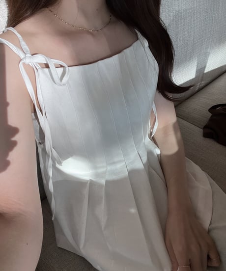 ［即納］pintuck blouse