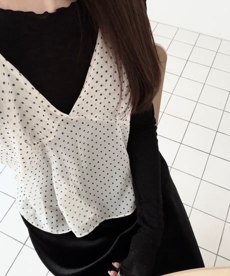 polka dot camisole