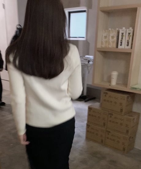 color ribbed cardigan