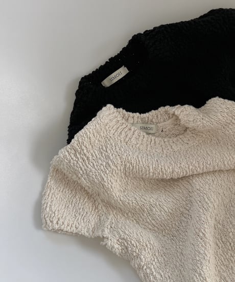 bubble cap knit