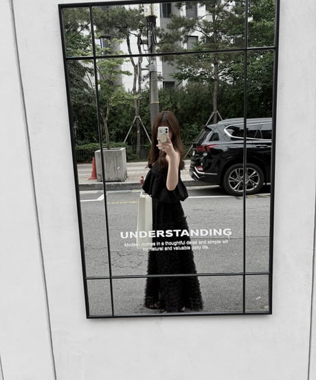 boa mesh tulle skirt