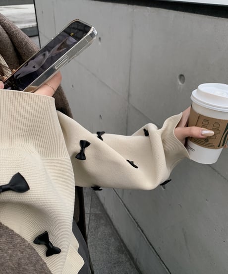 ribbon cardigan