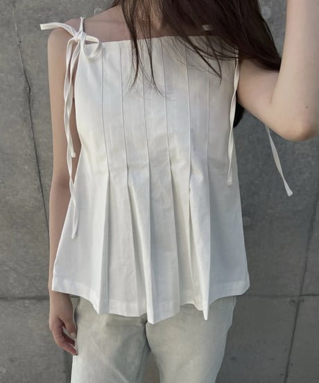 ［即納］pintuck blouse