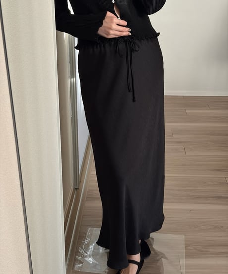 cellulose satin skirt
