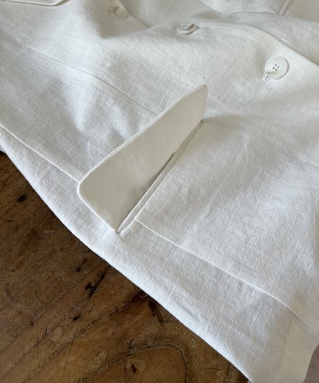 loose fit linen jacket