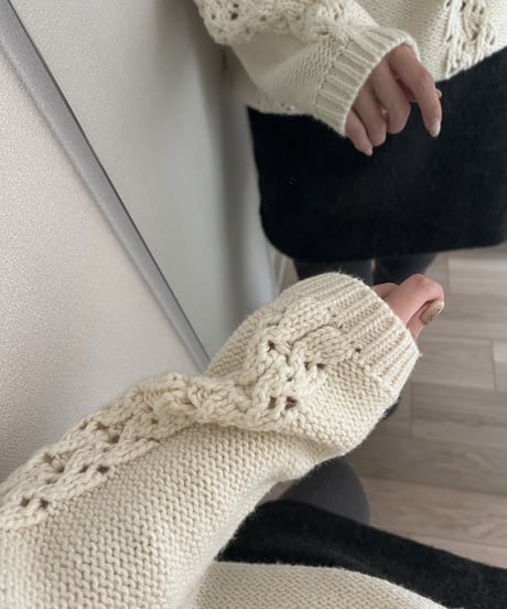hood knit set