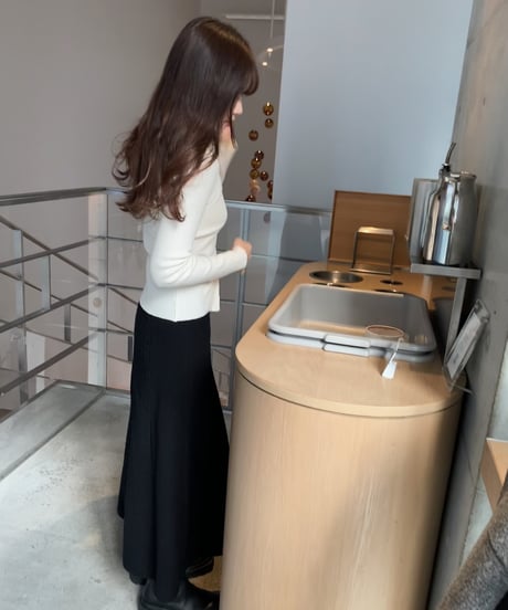 knit long skirt