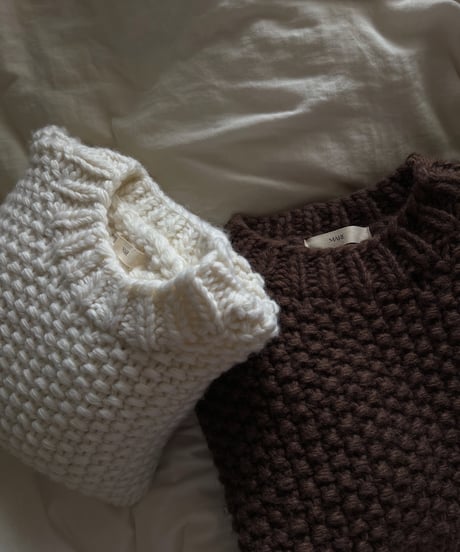handmade pullover knit