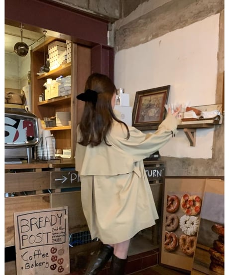 short trench coat［beige］