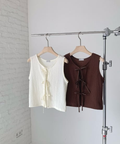 ribbon tie blouse setup
