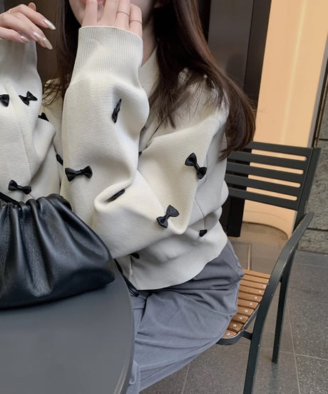 ribbon cardigan