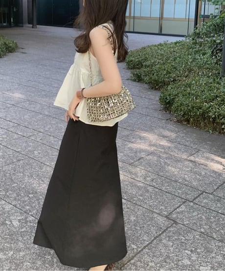 carol V-neck blouse / carol skirt