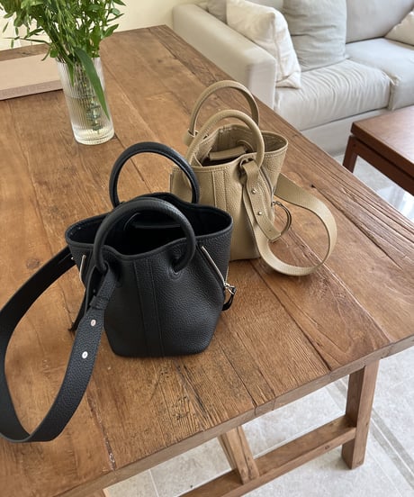 ［即納］togo leather 2way bag