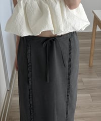 frill line skirt