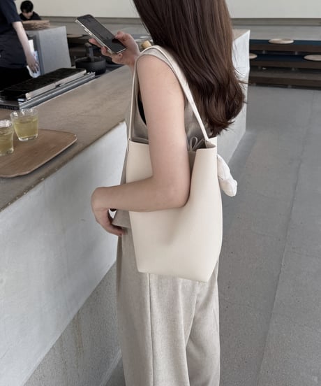 cow leather basket bag