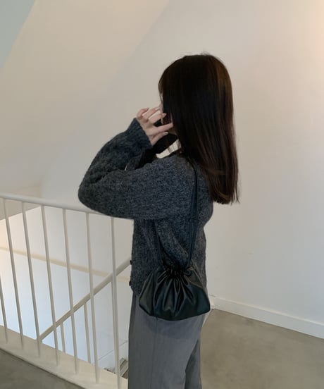 wool v-neck cardigan