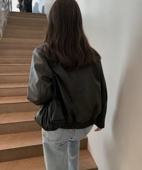 boy leather blouson