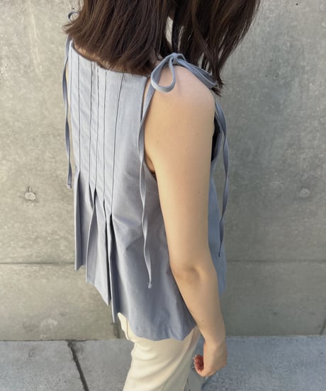 ［即納］pintuck blouse