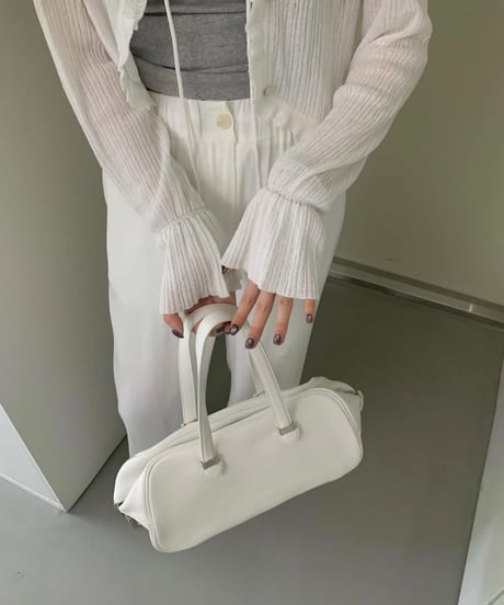 linen ribbed cardigan