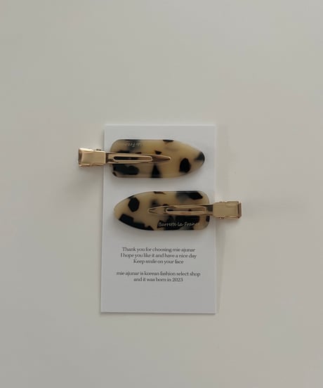 tortoiseshell hair pin
