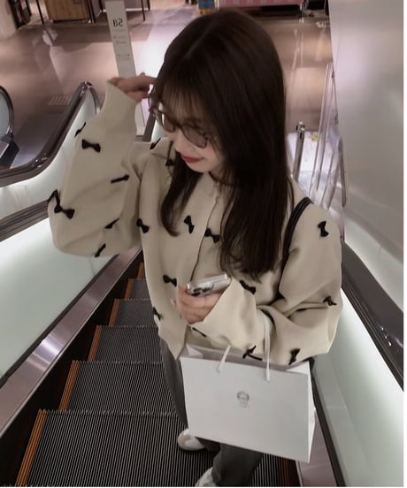 ribbon cardigan