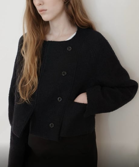 double short tweed jacket