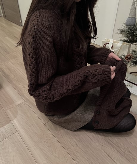 hood knit set