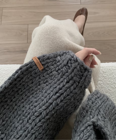 handmade knit cardigan