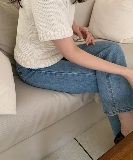 straight denim