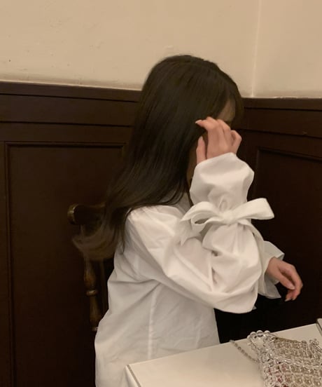 ribbon blouse