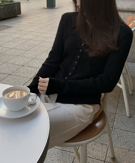 color ribbed cardigan