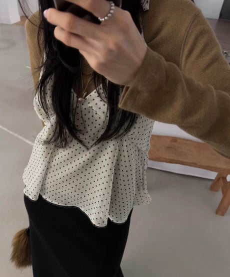 polka dot camisole