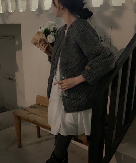handmade knit cardigan